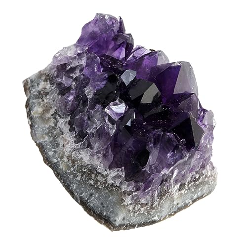 Garneck Amethyst-Cluster Natürliche Edelsteinskulptur Kristall Edelsteine Hexerei Kristalle Natürliche Kristall Steine Kristalle Für Cluster Aus Natursteinen Energie Violett Kristallsäule von Garneck