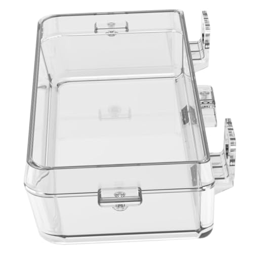 Garneck Anti-Escaping-Feeder Futterspender Essen Fütterung Zubehör für Geckos mit Haube Schüssel klein Zubehör für Reptilien Bartagame Futternapf ABS-Material Transparent Garneck Anti-Escaping-Feeder Futterspender Essen Fütterung Zubehör für Geckos mit Haube Schüssel klein Zubehör für Reptilien Bartagame Futternapf ABS-Material Transparent von Garneck