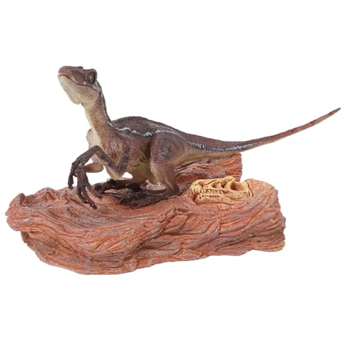 Garneck Aquarium Dinosaurier Landschaftsbau Dinosaurier-Gartendekorationen Terrariendekorationen Reptil Fischtankverzierungen groß Simulation Dinosaurier-Plattform Aquariumzubehör Gummi von Garneck