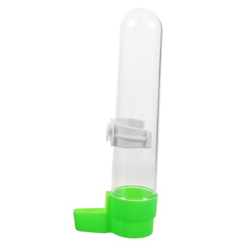 Garneck Automatischer Vogeltränke für Käfige Transparente Flasche mit Grünem Praktischer Wasserspender für Papageien Wellensittiche und Andere zu Bedienen und Häufige Wasserauffüllung Garneck Automatischer Vogeltränke für Käfige Transparente Flasche mit Grünem Praktischer Wasserspender für Papageien Wellensittiche und Andere zu Bedienen und Häufige Wasserauffüllung von Garneck
