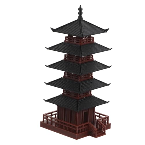 Garneck Chinesische Architektur Deko für Aquarium und Desktop Vintage Mikrolandschaft Ornament für Zuhause und Büro Garneck Chinesische Architektur Deko für Aquarium und Desktop Vintage Mikrolandschaft Ornament für Zuhause und Büro von Garneck