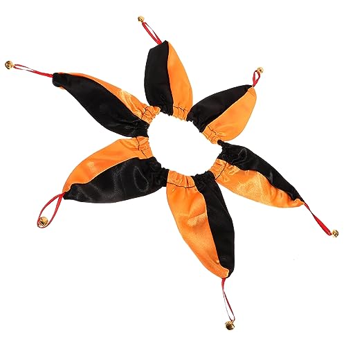 Garneck Clown Halsabdeckung Halloween Clown Kätzchenhalsband Süßes Kostüm Mit Haustieren Lustige Halloween Clown Katzenhalsbänder Schnellverschluss Haustier Kätzchen von Garneck