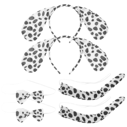 Garneck Dalmatiner Kostüm Set Für Erwachsene - Inklusive Dalmatiner Ohren Stirnband Und Bowtie - Perfektes Cosplay Outfit Für Halloween Oder Karneval 2 Sets Garneck Dalmatiner Kostüm Set Für Erwachsene - Inklusive Dalmatiner Ohren Stirnband Und Bowtie - Perfektes Cosplay Outfit Für Halloween Oder Karneval 2 Sets von Garneck