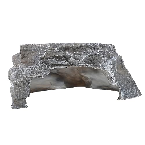 Garneck Dekorative Reptilienhöhle für Schildkröten Terrarium Zubehör mit Kletterrampe für Reptilien für Aquarien und Terrarien Garneck Dekorative Reptilienhöhle für Schildkröten Terrarium Zubehör mit Kletterrampe für Reptilien für Aquarien und Terrarien von Garneck