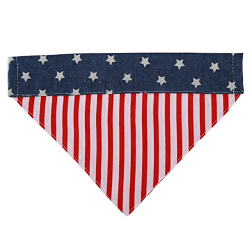 Garneck Dreieckiges Baumwollspeicheltuch Mit Amerikanischem Flaggenmuster Halsbandlätzchen Für Hund Haustierhalsbanddekoration Welpen-anziehzubehör s Garneck Dreieckiges Baumwollspeicheltuch Mit Amerikanischem Flaggenmuster Halsbandlätzchen Für Hund Haustierhalsbanddekoration Welpen-anziehzubehör s von Garneck
