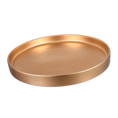 Garneck Goldenes Keramik Pflanzentablett mit Großem Runder Untersetzer für Blumentöpfe Effektive Wasseraufnahme Multifunktional für Pflanzen Tiere und Servieren Design für Stilvolle Garneck Goldenes Keramik Pflanzentablett mit Großem Runder Untersetzer für Blumentöpfe Effektive Wasseraufnahme Multifunktional für Pflanzen Tiere und Servieren Design für Stilvolle von Garneck