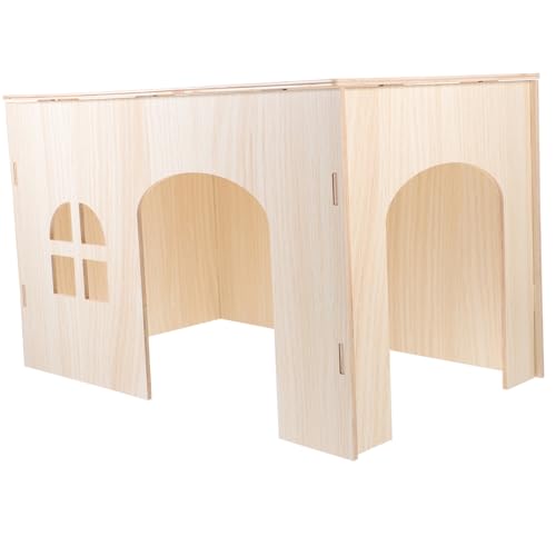 Garneck Meerschweinchen Versteck Haus aus Holz Hamster Spielplatz für Kleintiere Eichhörnchen und Kaninchen Langlebig Robust Gemütlich Vielseitig Einsetzbar Garneck Meerschweinchen Versteck Haus aus Holz Hamster Spielplatz für Kleintiere Eichhörnchen und Kaninchen Langlebig Robust Gemütlich Vielseitig Einsetzbar von Garneck