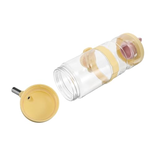 Garneck Hängender Trinkbrunnen hundetrinkflasche Hundefutter- und Wasserspender Futterspender für Katzen Wasserflaschen-Fütterer für Hunde Käfigwasserflasche für Hunde Hundetränke Plastik von Garneck