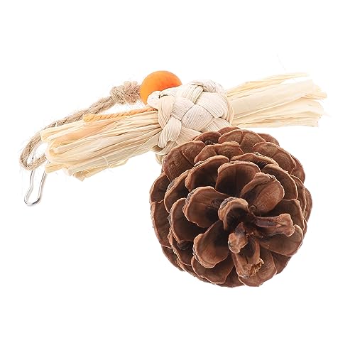 Garneck Papageienspielzeug Hängespielzeug Für Vögel Kauspielzeug Aus Zartem Material Vogelkäfig Spielzeug Papageienzubehör Kleines Haustierspielzeug von Garneck