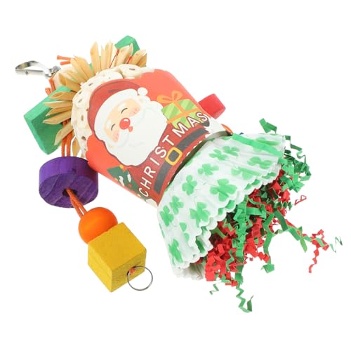 Garneck Papagei Spielzeug Vogel Beißspielzeug Für Papageien Hängespielzeug Für Vögel Multifunktionales Spielzeug Zum Aufhängen Für Vögel Und Papageien von Garneck