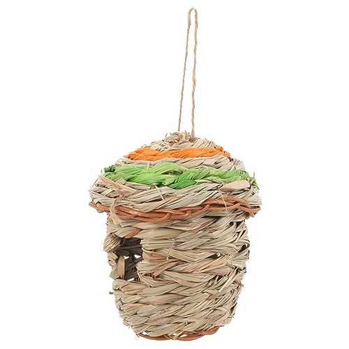 Garneck Hängendes Vogelhaus Aus Stroh Handgewebt Für Wildvögel Langlebig Für Garten Und Terrasse Sicheres Nistmaterial Einzigartiges Design Garneck Hängendes Vogelhaus Aus Stroh Handgewebt Für Wildvögel Langlebig Für Garten Und Terrasse Sicheres Nistmaterial Einzigartiges Design von Garneck