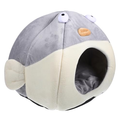 Garneck Halbgeschlossene Pufferform Katzenbett Warmes Haustiernest Gemütliches Katzenkissen für Katzen und Kleine Haustiere Langlebig und Stylisch Garneck Halbgeschlossene Pufferform Katzenbett Warmes Haustiernest Gemütliches Katzenkissen für Katzen und Kleine Haustiere Langlebig und Stylisch von Garneck