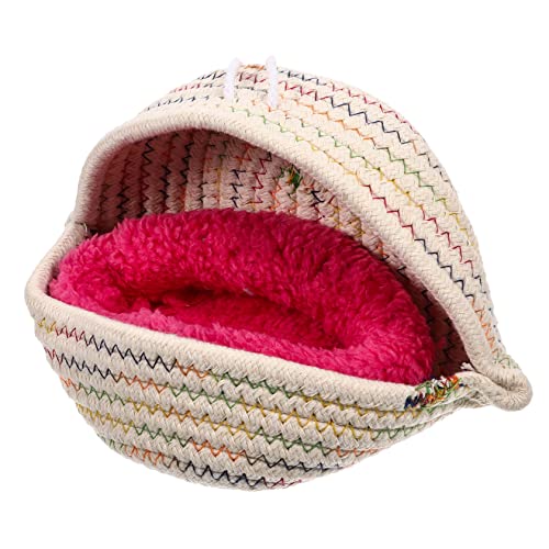 Garneck Hamster Hängematte Schlafnest für Kleintiere Atmungsaktive und Bequeme Hängematte für Hamster Meerschweinchen und Ratten Mit Metallhaken zur Einfachen Befestigung Zufällige Garneck Hamster Hängematte Schlafnest für Kleintiere Atmungsaktive und Bequeme Hängematte für Hamster Meerschweinchen und Ratten Mit Metallhaken zur Einfachen Befestigung Zufällige von Garneck
