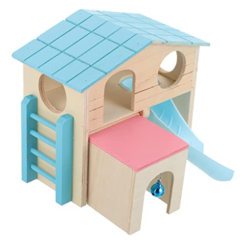 Garneck Hamsterversteck aus Holz Bunte Rutsche für Hamster Kleintiere Haustierhaus als Lebensraum und Spielzeug Atmungsaktive Struktur Langlebig und Dekorativ Garneck Hamsterversteck aus Holz Bunte Rutsche für Hamster Kleintiere Haustierhaus als Lebensraum und Spielzeug Atmungsaktive Struktur Langlebig und Dekorativ von Garneck