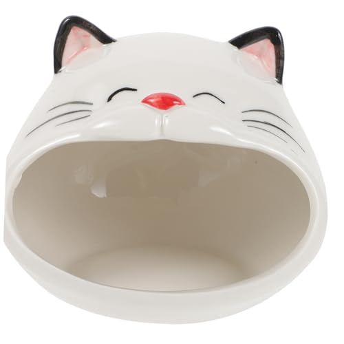 Garneck Hamster Keramik Nest Sicheres Versteck für Hamster und Meerschweinchen Cartoon Design Kühlhaus für Kleine Haustiere für Chinchillas und Rennmäuse mit Glatten von Garneck
