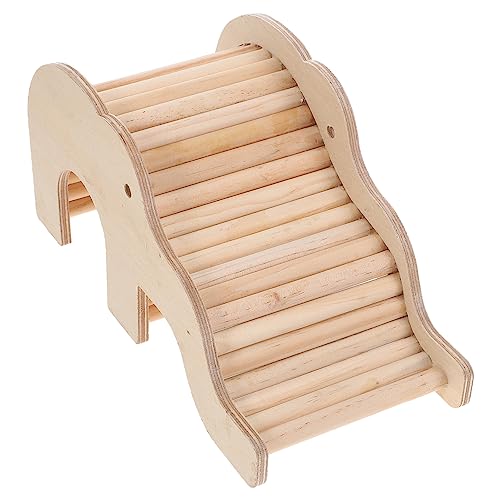 Garneck Hamster Kletterleiter aus Holz Bissfestes Hamsternest Langlebig und Atmungsaktiv für Kleine Haustiere Wie Hamster und Meerschweinchen Holzfarbe Garneck Hamster Kletterleiter aus Holz Bissfestes Hamsternest Langlebig und Atmungsaktiv für Kleine Haustiere Wie Hamster und Meerschweinchen Holzfarbe von Garneck