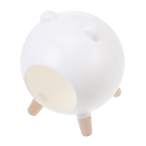 Garneck Hamster -Nest -Versteckhaus Möbel für Haustiere Hamsterhäuser Hamsterhaus Hamsterbett kleine Tierkäfigverzierung Meerschweinchenhaus Igelversteck Holz Weiß von Garneck