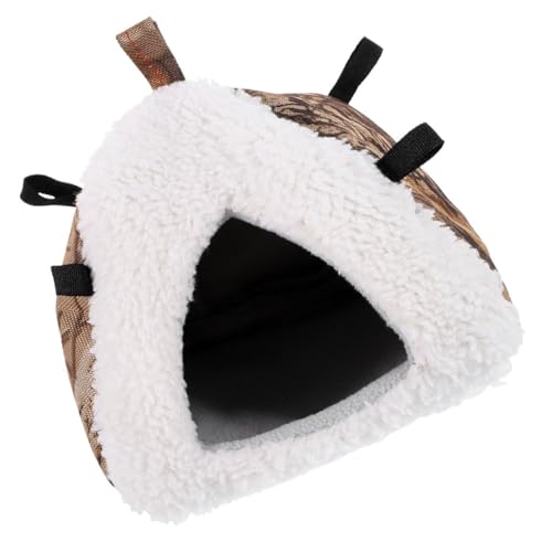 Garneck Hamster Nest aus Warmem Robustem Material Hängendes Chinchilla für Kleintiere für Hamster Zwerghamster und Andere Kleine Haustiere Bietet von Garneck