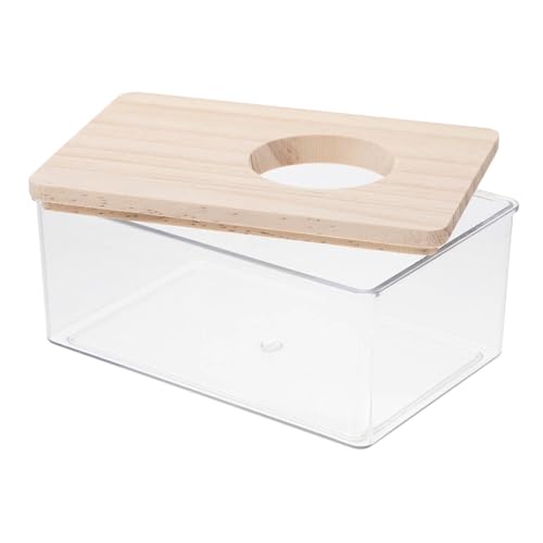 Garneck Hamster Sandbad Box Holzabdeckung Für Kleine Hamstersandbecken Und Sandbadebox Für Rennmäuse Und Kompakt Garneck Hamster Sandbad Box Holzabdeckung Für Kleine Hamstersandbecken Und Sandbadebox Für Rennmäuse Und Kompakt von Garneck