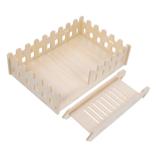 Garneck Hamster Spielzeugplattform aus Holz mit Klettergerüst für Hamster Meerschweinchen und Kleine Haustiere Fördert Bewegung für Hamsterkäfige Nestgestaltung Garneck Hamster Spielzeugplattform aus Holz mit Klettergerüst für Hamster Meerschweinchen und Kleine Haustiere Fördert Bewegung für Hamsterkäfige Nestgestaltung von Garneck