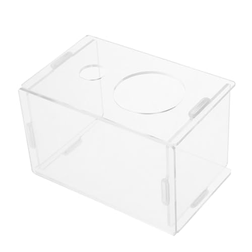 Garneck Transparentes Hamster-unterschlupfhaus Versteck Dekoratives Kleintierhaus Spielplatz Für Hamster Zum Ausruhen Hamsterhütte Mit Sonnenlichtzugang Leicht Zu Reinigen von Garneck