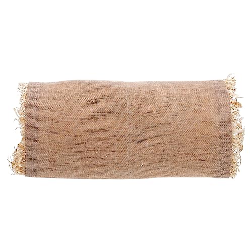 Garneck Hamster-Tunnel- Plüsch Klein Meerschweinchen-Tunnel Miniatur Häschen-aktivitätsspielzeug Drinnen Hase Kaninchenversteck Hamster -versteck Spaß Nagetier Light Brown Leinen- von Garneck