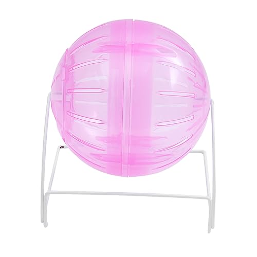 Garneck Hamster -übungsball Klein Chinchilla Mit Um Hamsterspielzeugball Hamsterlaufspielzeug Meerschweinchen Mini Haustiere Laufen Laufball Für Hamster Hamster-laufball Rosa von Garneck
