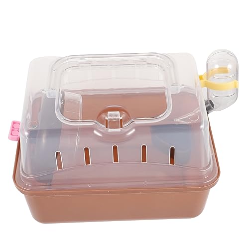 Garneck Hamstertragebox Für Kleintiere Atmungsaktive Transportbox Tragbar Und Sicher Für Reisen Ausflüge Und Camping Für Hamster Mäuse Und Andere Kleine Haustiere Farblich von Garneck