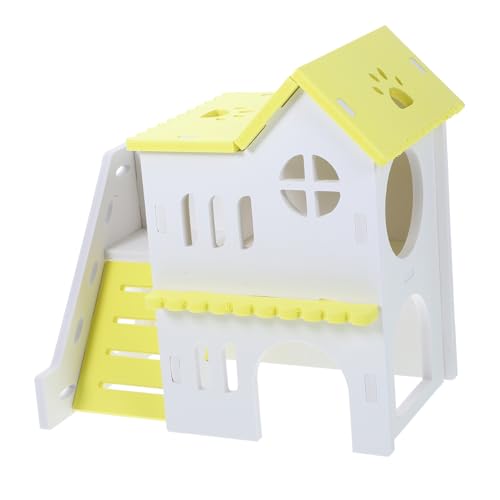 Garneck Hamsterversteck aus Dekorative Villa für Kleintiere Komfortables Spielhaus für Hamster Ratten und Meerschweinchen für Käfigzubehör aus Nachhaltigem Material von Garneck