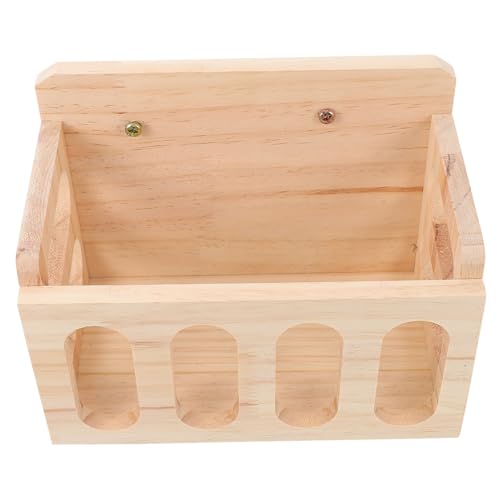 Garneck Hasengrasständer Häschen-Feeder Hundezaun Liner Kaninchen Hasenschalen Kleintierhängematte Fütterung Futternapf Für Hamster Meerschweinchen -heu -Rack Wurf Tiere Hölzern von Garneck