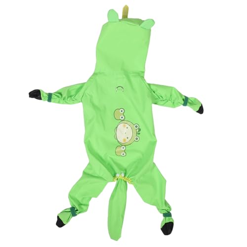 Garneck Haustier Regenmantel für Kleine und Mittelgroße Vollständiger Wasserdichter Poncho mit Verstellbarem Schnitt Atmungsaktiv und Bequem für Regnerische und Outdoor von Garneck