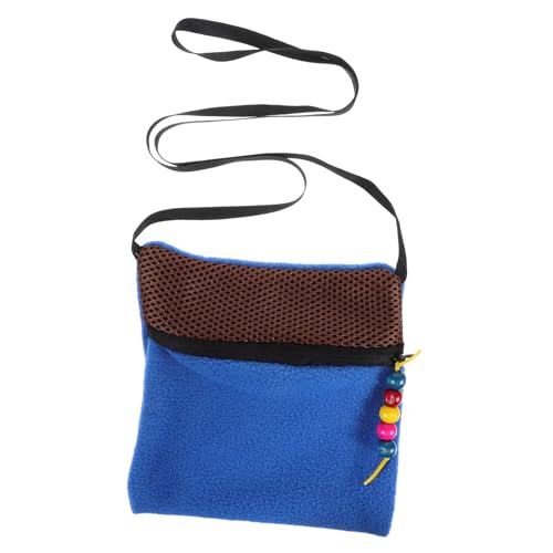 Garneck Haustier Tragetasche für Kleine Atmungsaktiver Hamster Schlafsack mit Schultergurt Großer und Tragbar für Sicheren Transport von Hamstern und Anderen Kleintieren von Garneck