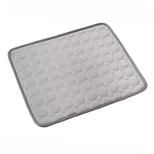 Garneck Haustier kühle Unterlage Kühlung Matten für Hunde Kühlpads für Haustiere Pfote Sommer kühlmatten für Haustiere Eismatte für Haustiere Coole Matte für Hund Haustier kühle Matte Grey von Garneck
