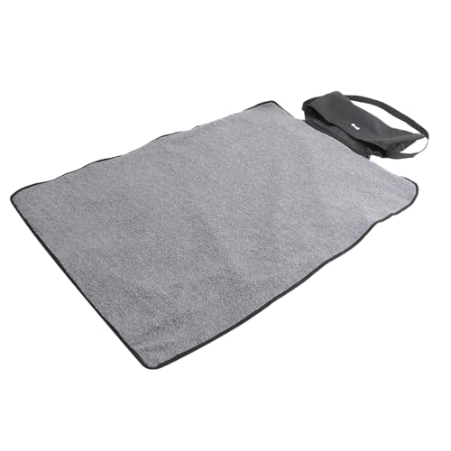 Garneck Haustierdecke Im Freien Hundebett Matte Camping-hundematte wasserdichte Haustiermatte Wasserabweisende Decke Hundereisematte Tragbares Hundebett, Faltbar Hundematte Im Freien Black von Garneck