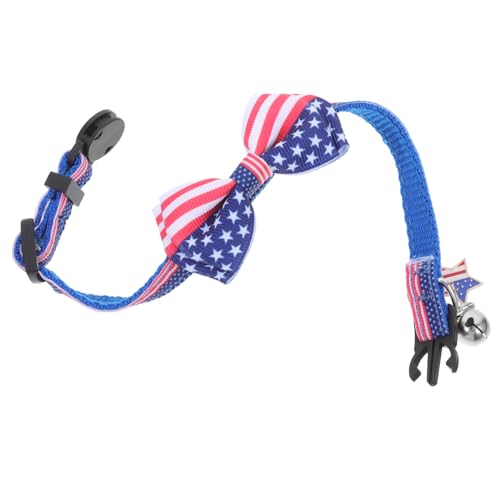 Garneck Haustierhalsband Für Haustiere Katzenhalsbänder Kragen Hochzeit Katzenhalsband Binden Schild Stichworte Urlaubskatze Katzenhalsband Mit Glocke Klein Polyester Blau von Garneck