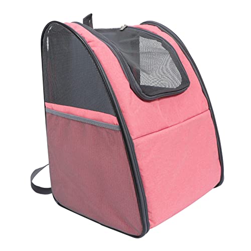 Garneck Rucksack Für Haustiere Rucksackträger Für Hunde Rucksackträger Für Katzen Hunde Rucksack Faltbare Tragetasche Faltbarer Haustierrucksack Hamster Gittergewebe Segeltuch Reisen von Garneck