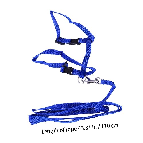 Garneck Haustierzubehör cat Leash cat Harnesses cat Accessories katzenhalsbänder katzrnzubehör Katzen Accessoires Katzen Katzengeschirr Katzenhalsband Leine Haustierbedarf Blue von Garneck