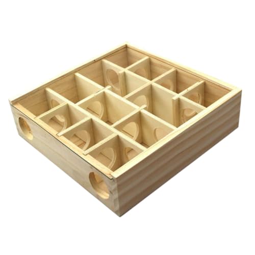 Garneck Holz Hamster Labyrinth Multi kammern mit Hohem Randabschluss für Kleintiere Interaktives Maus Zwerghamster tunnelspiel zur Beschäftigung und Gesunder Bewegung im Käfig Garneck Holz Hamster Labyrinth Multi kammern mit Hohem Randabschluss für Kleintiere Interaktives Maus Zwerghamster tunnelspiel zur Beschäftigung und Gesunder Bewegung im Käfig von Garneck