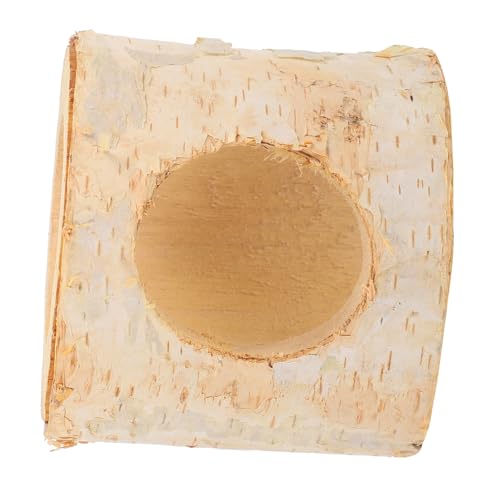 Garneck Holz Hamster Tunnel Versteck Kleines Tierspielzeug aus Hamsterhöhle für Sichere Rückzugsorte und Spielplätze für Hamster Mäuse und Chinchillas von Garneck