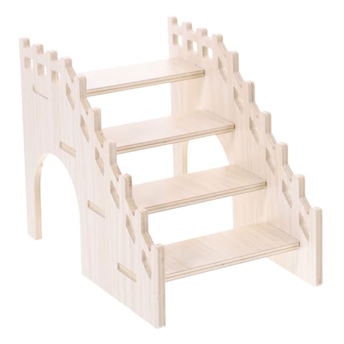 Garneck Holz Hamsterleiter für Kleintiere Einstellbare für Hamster Meerschweinchen und Ratten Sicheres und Langlebiges für Käfigdekoration und Bewegung Teiliges Garneck Holz Hamsterleiter für Kleintiere Einstellbare für Hamster Meerschweinchen und Ratten Sicheres und Langlebiges für Käfigdekoration und Bewegung Teiliges von Garneck