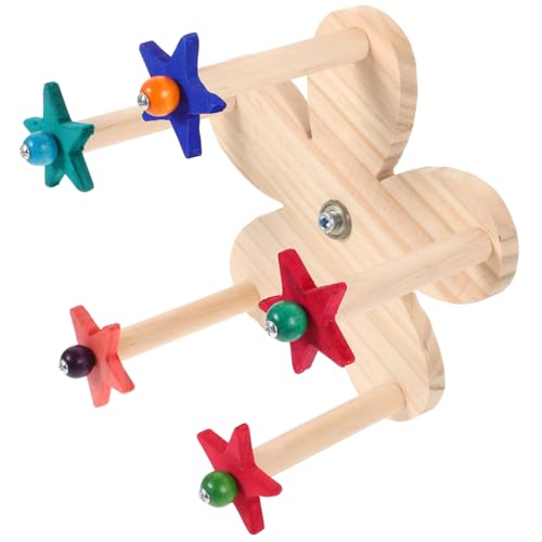 Garneck Holz Vogelperch für Papageien Rotierendes Ferris Wheel für Vögel Käfig Zubehör für Sittiche und Großvögel Kauen Garneck Holz Vogelperch für Papageien Rotierendes Ferris Wheel für Vögel Käfig Zubehör für Sittiche und Großvögel Kauen von Garneck