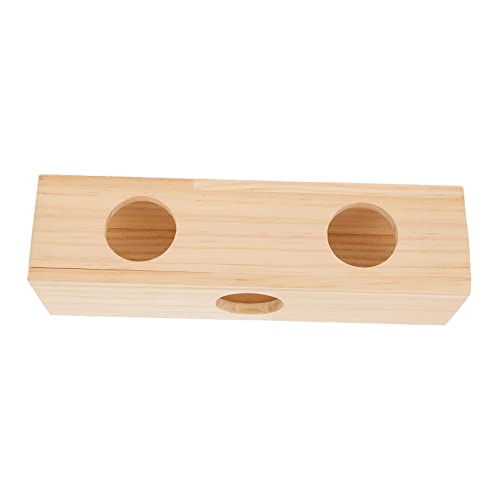 Garneck Holzspielzeug für Hamster Einstellbares Tunnel Labyrinth für Kleintiere Stressabbau und Spielspaß aus Hochwertigem Naturholz Hamster und Andere Haustiere von Garneck