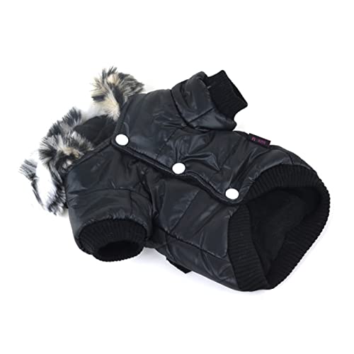Garneck Hundemantel Mit Kapuze Für Welpen Warmes Fleece-Oberteil Drinnen Oder Draußen Tragbar s Passend Für Kleine Hunde Garneck Hundemantel Mit Kapuze Für Welpen Warmes Fleece-Oberteil Drinnen Oder Draußen Tragbar s Passend Für Kleine Hunde von Garneck