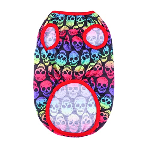 Garneck Hundekostüm Skull Pullover für Hunde Buntes Halloween Outfit aus Warm und Bequem für Partys Weihnachten und Fotoshootings Garneck Hundekostüm Skull Pullover für Hunde Buntes Halloween Outfit aus Warm und Bequem für Partys Weihnachten und Fotoshootings von Garneck