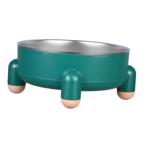 Garneck Hundenapf Futternapf Für Hunde Erhöhter Wassernapf Für Hunde Welpennäpfe Aus Edelstahl Kleine Edelstahlschüssel Futternapf Aus Edelstahl Haustiernapf Green Rostfreier Stahl von Garneck