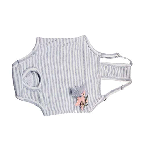 Garneck Hundewindeln Mit Hosenträger – Weiche - Atmungsaktive Hundehygieneslips Für Kleine Hunde - Verstellbarer Strumpfhalter Ideal Für Welpen Und Zur Pflege Während Der Läufigkeit Garneck Hundewindeln Mit Hosenträger – Weiche - Atmungsaktive Hundehygieneslips Für Kleine Hunde - Verstellbarer Strumpfhalter Ideal Für Welpen Und Zur Pflege Während Der Läufigkeit von Garneck