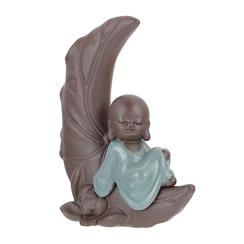 Garneck Hydroponischer Blumentopf Vase Dekoration Blumenbehälter Aquarium Ornamente Fischtankdekor Panzer Einmachgläser Zubehör Für Aquarien Desktop-Handwerk Schmücken Keramik Grey von Garneck