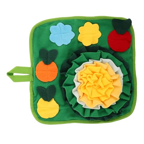 Garneck Interaktive Futtermatte Für Haustiere, Schnüffelmatte, Kleine Tiere, Bequemes Schnüffelpad, Hundetrainingspad Für Hamster, Kaninchen, Vögel, Meerschweinchen von Garneck