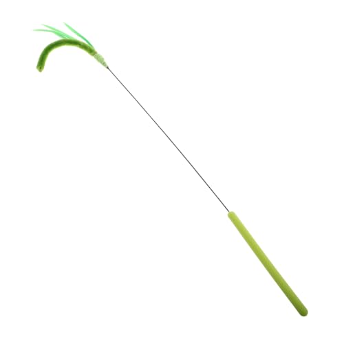 Garneck Interaktives Katzenangel mit Langem Stab und Einzigartigem Hundeschwanz Grasdesign Fördert Spielverhalten und Bewegung für Drinnen für Katzen und Kätzchen Garneck Interaktives Katzenangel mit Langem Stab und Einzigartigem Hundeschwanz Grasdesign Fördert Spielverhalten und Bewegung für Drinnen für Katzen und Kätzchen von Garneck