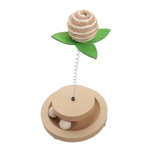 Garneck Interaktives Katzenspielzeug aus Sisal mit Federn Tumbler Ball für Katzen Selbstspielend Langlebig und Unterhaltsam für Drinnen zur Beschäftigung Ihrer Garneck Interaktives Katzenspielzeug aus Sisal mit Federn Tumbler Ball für Katzen Selbstspielend Langlebig und Unterhaltsam für Drinnen zur Beschäftigung Ihrer von Garneck